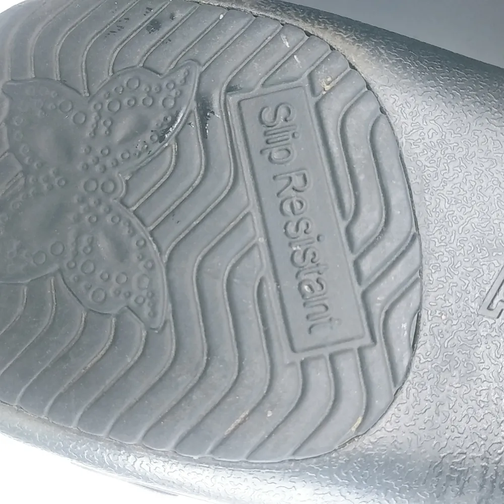 Alegria KEL-431 39 8 Black Engraved Leather Clogs Shoes - Image 5