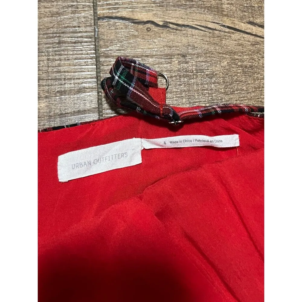 Urban outfitters Christmas plaid mini dress - Image 3