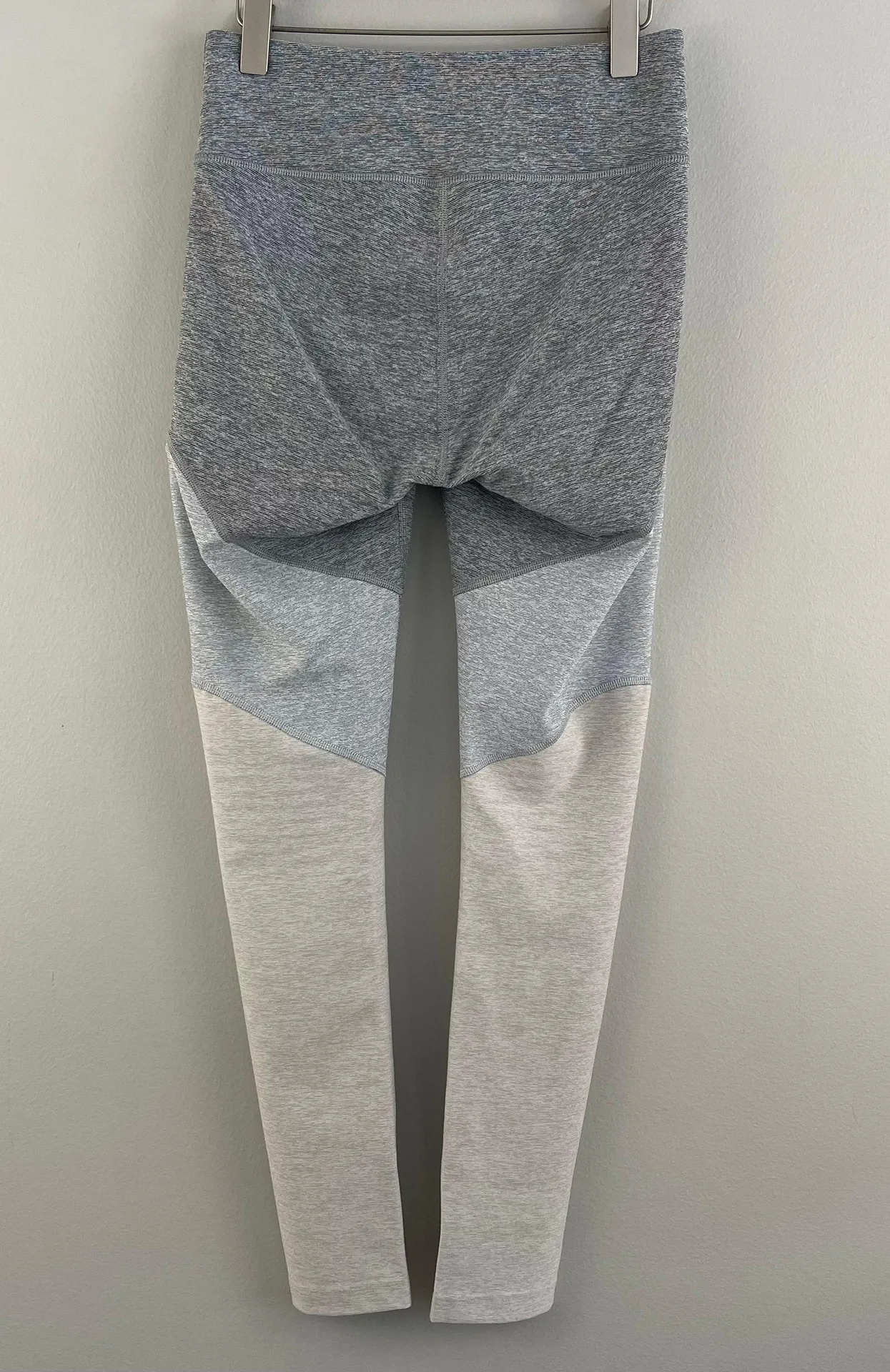 Outdoor Voices Graphite Ash Dove Grey Colorblock Springs 7/8 Workout Leggings - Image 6