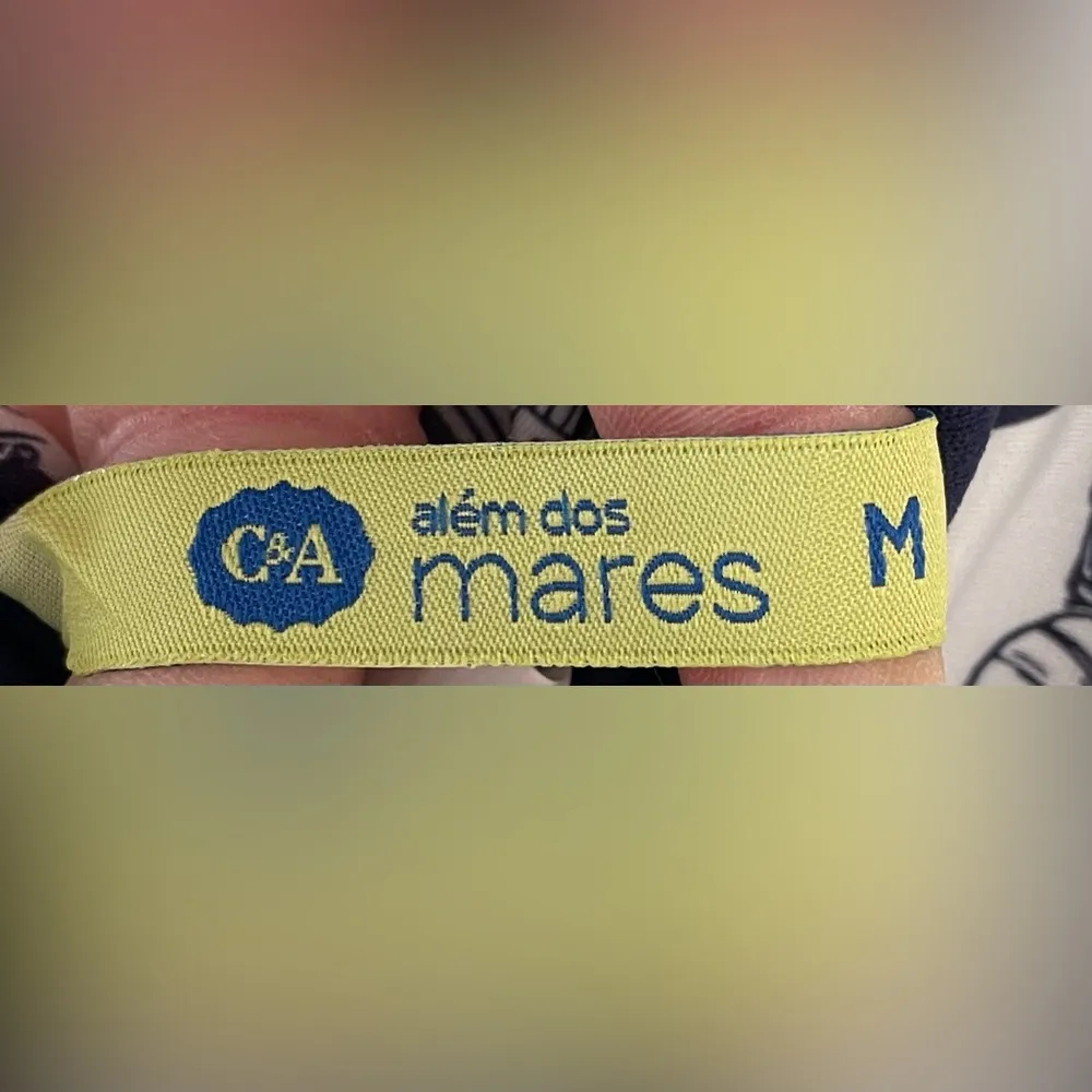 C & A alem dos mares one piece, cheeky, high cut swim suit with strappy back; M Yellow Size M - Image 6