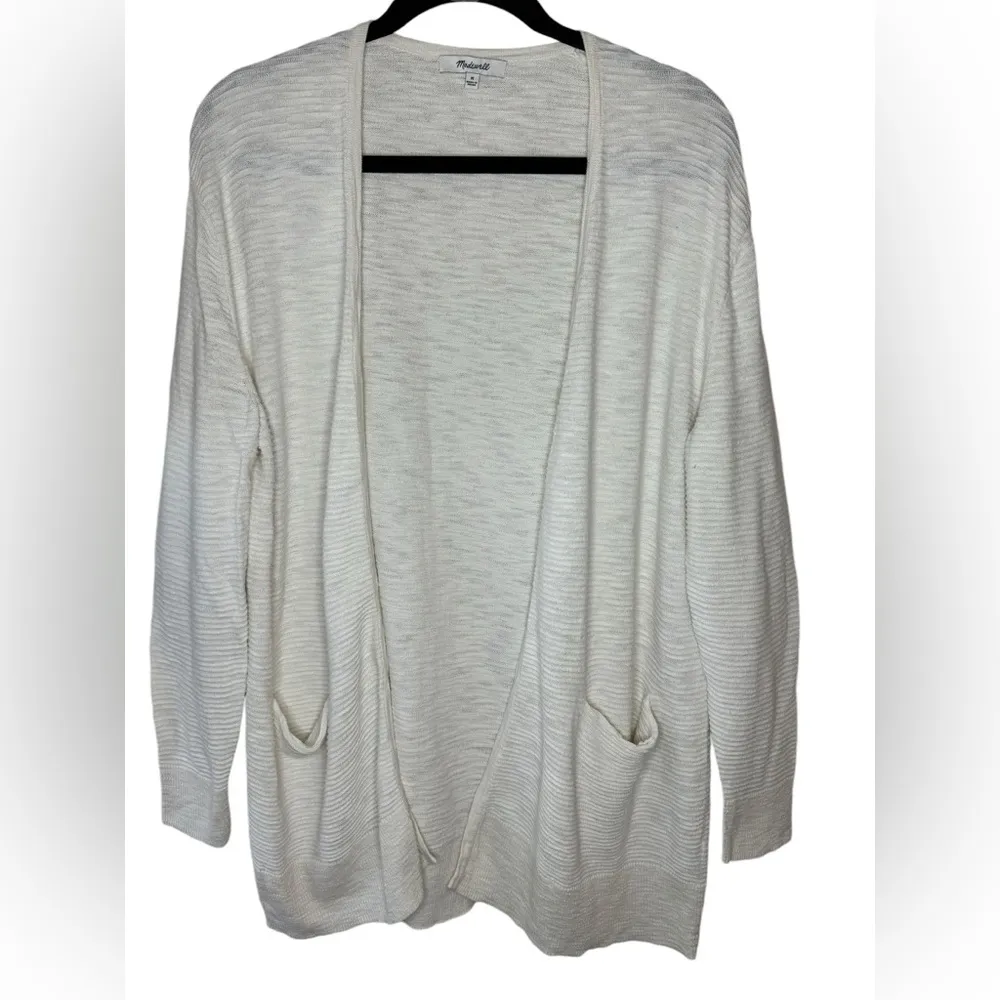 Madewell Summer Ryder Open Front Cardigan Size M - Image 3