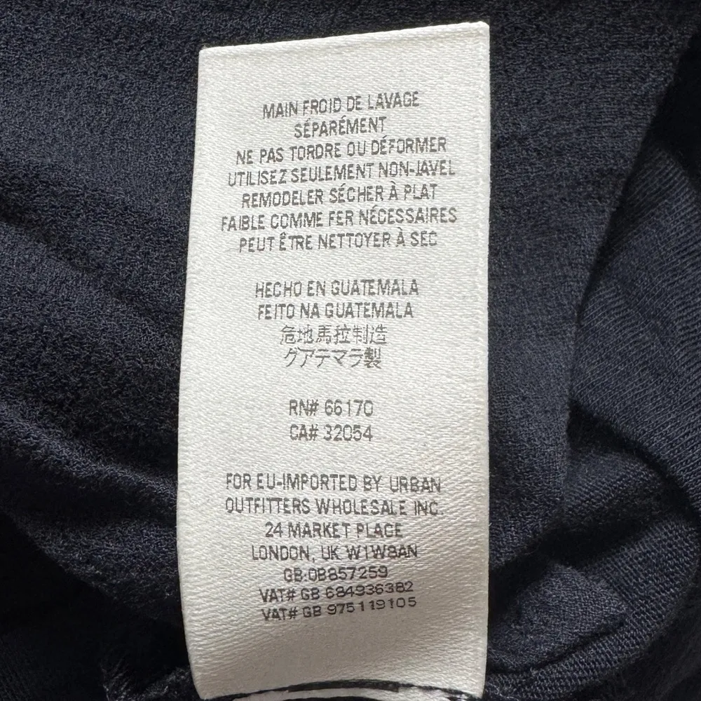 Free People We the Free Knot Me Tee in Black Size Small NWOT - Image 7