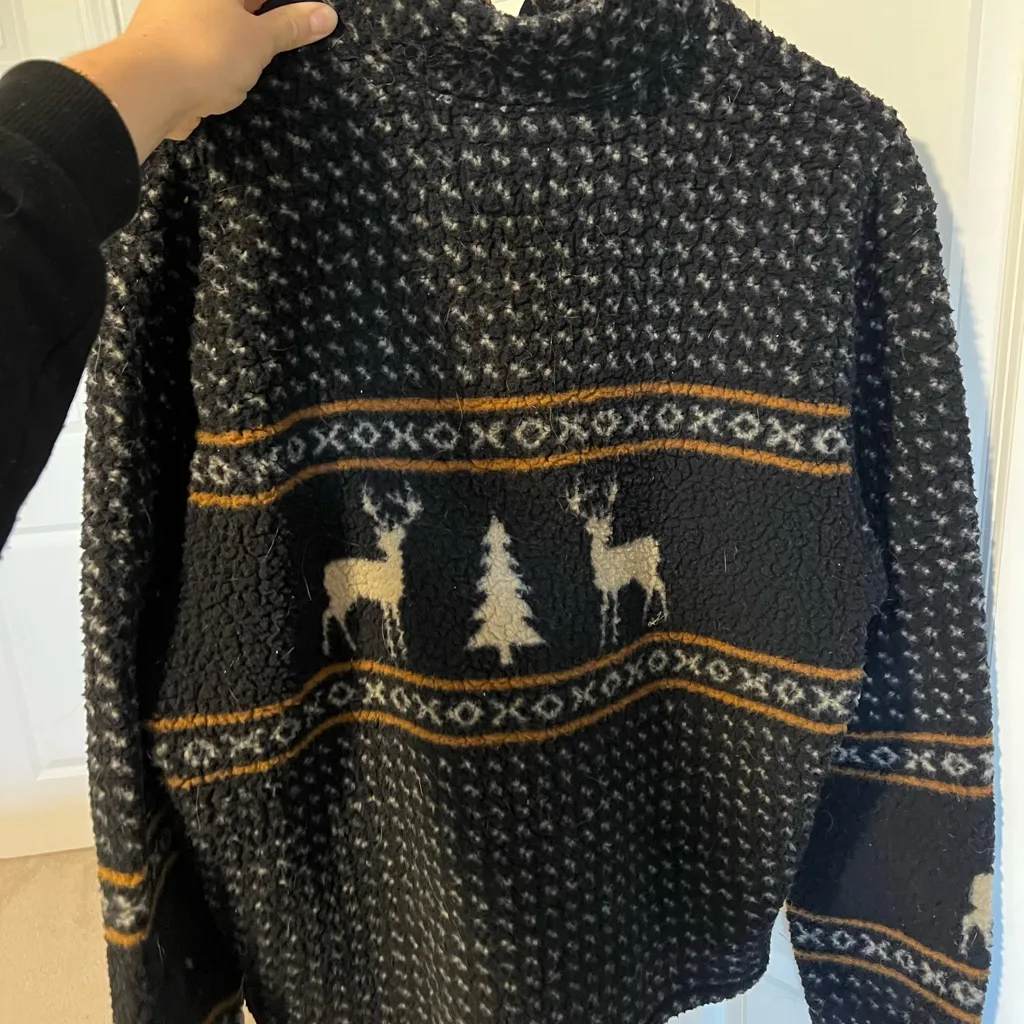 Old navy trending quarter zip navy blue - Image 2