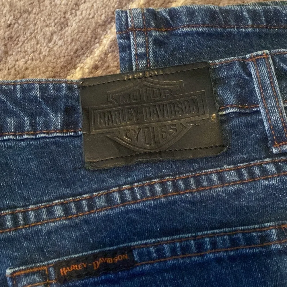 Vintage Women’s Harley Davidson Bootcut Jeans Blue Size 12 - Image 6