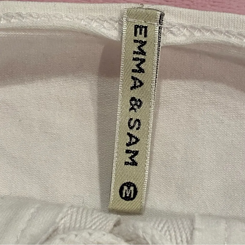 Emma & Sam white crop top size medium - Image 3