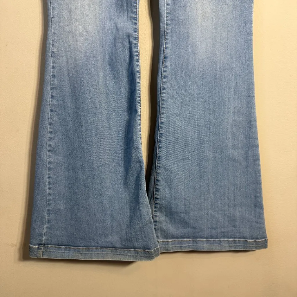Altar'd State Kane High Rise Flare Denim Jeans Women's 31 Medium Wash 70s Retro - Image 7