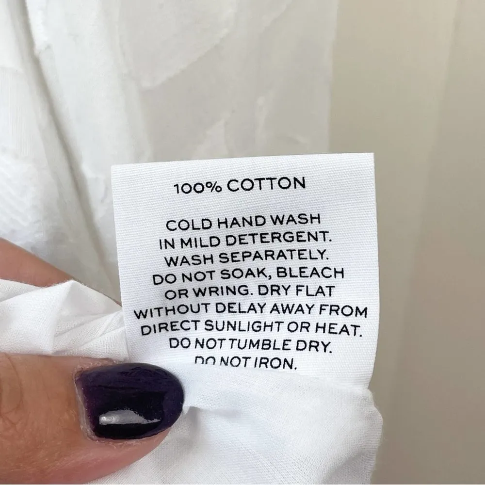 Rumer Dress Long Sleeve Mini Cut Out Floral Design Australian Puff Sleeve NWT L Size L - Image 6