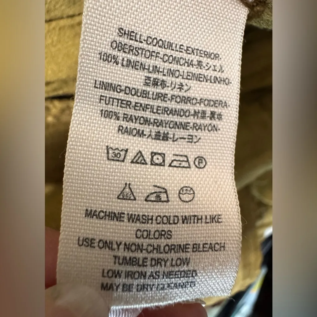 Free People Linen Blazer - Medium - Image 6