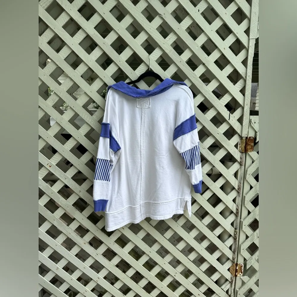 Free People Clean Prep Polo Top - Image 6