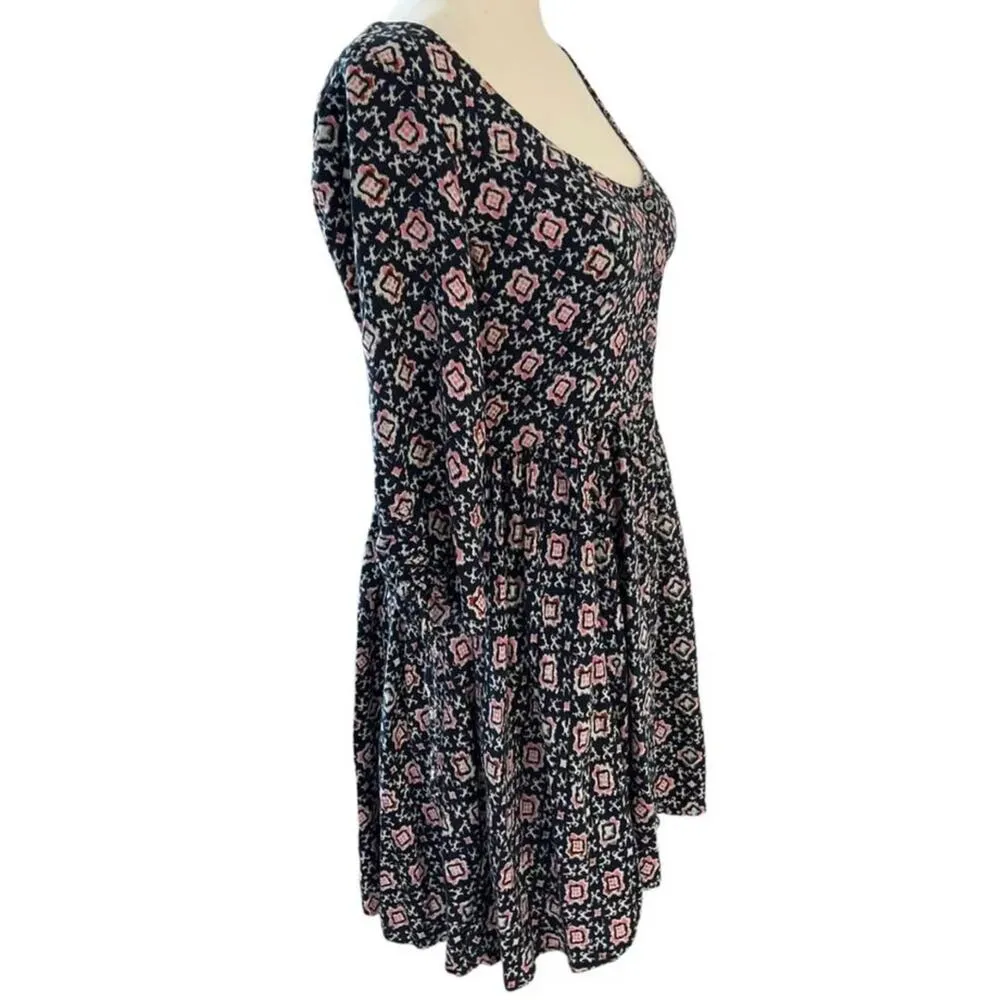 Hollister Women Size Medium 3/4 Sleeve A-Line Dress | 20-892 - Image 5