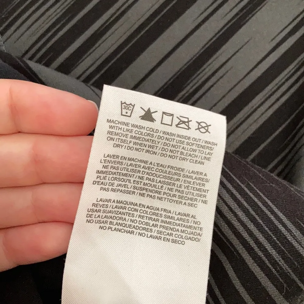 Nike Texas Longhorns Grey Striped Dri-FIT Leggings Tiger Stripe Black Size Small - Image 8