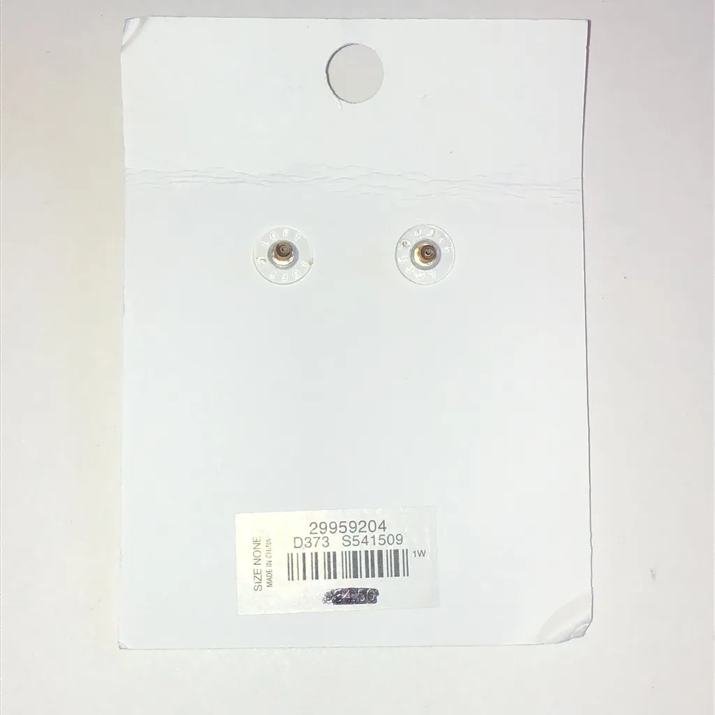 LOFT Elegant Gold Tone Pink Fringe Boho Earrings - Image 4