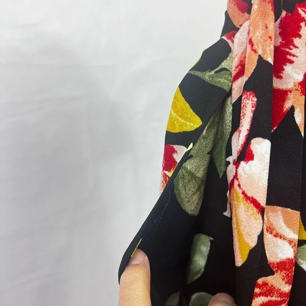 Xhilaration Tropical Floral Sun Dress Size L - Image 6
