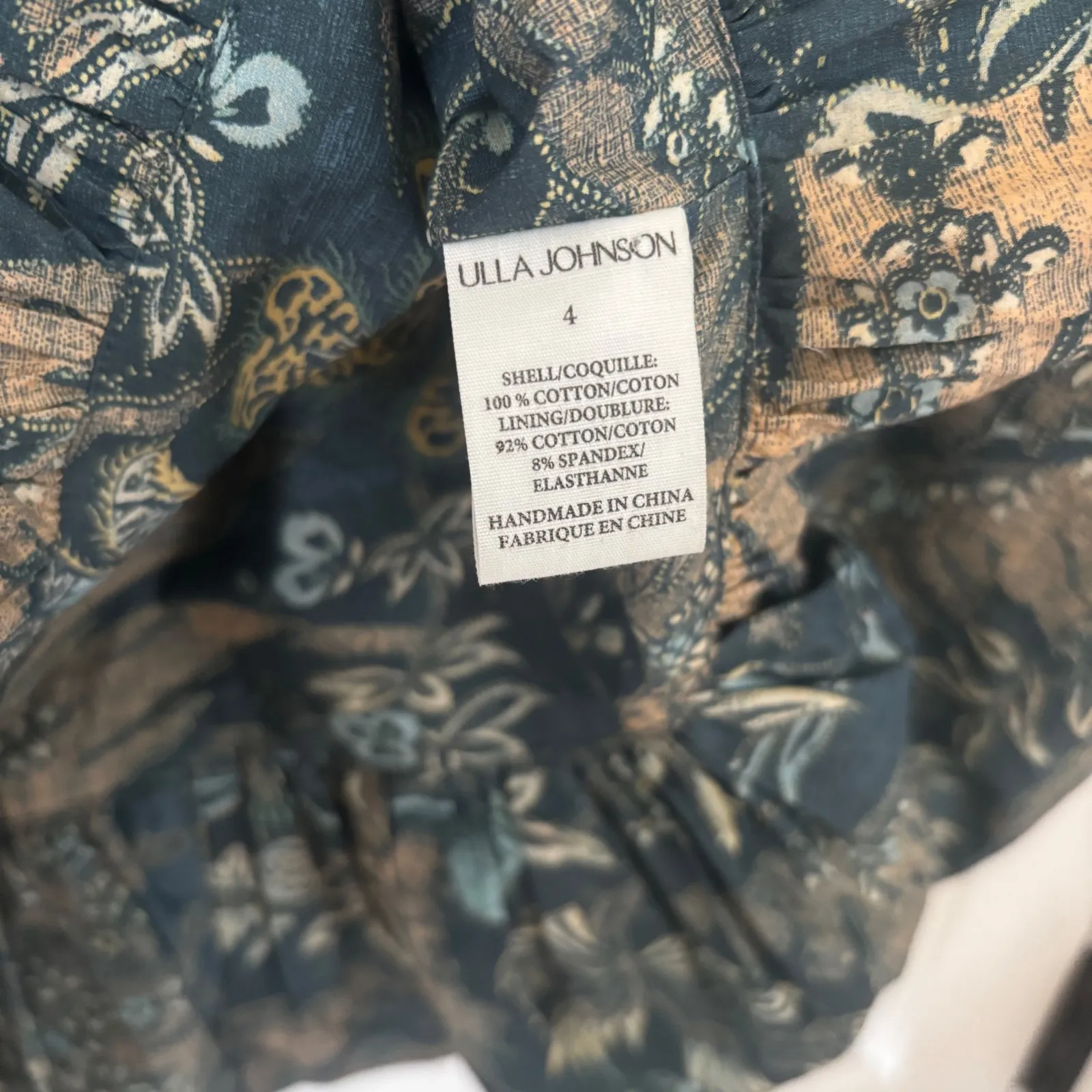 Ulla Johnson Roselani Skirt Bubble Hem Size 4 Small Midi Skirt Waimea‎ Floral - Image 10