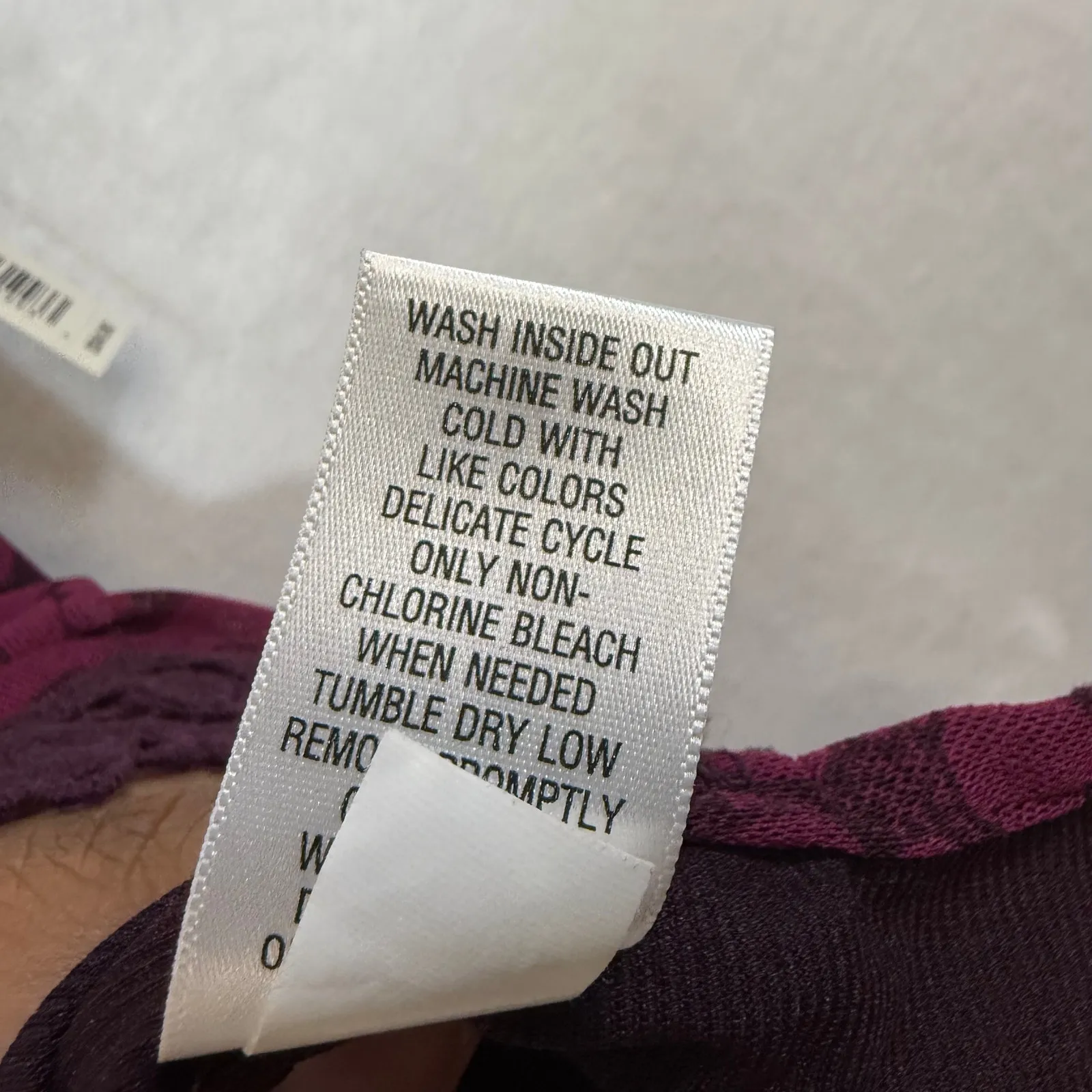 NWT Apt9 M Purple Lace Mesh Top Beaded Romantic Whimsy Goth Y2K Retro Fest Fairy - Image 9