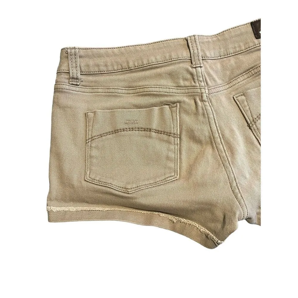 Rsq Jeans Denim Malibu Cuff Shorts Women's Size 7 Brown Tan Short - Image 8