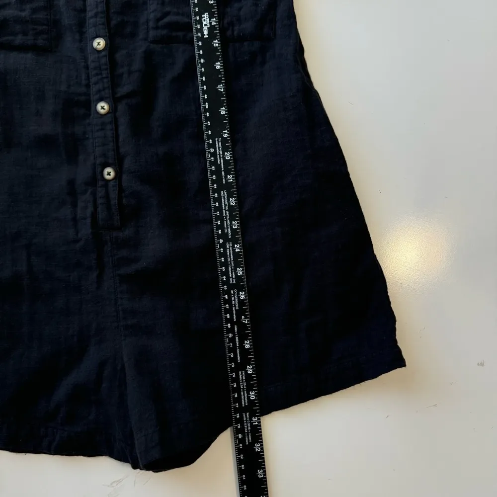 Seafolly Australia Gardenia Playsuit /‎ Romper in Washed Black XS - Image 6