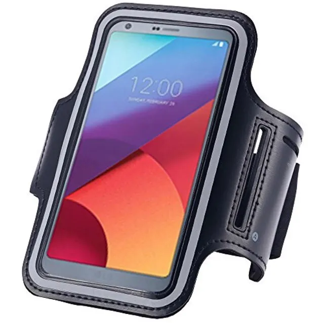 Galaxy/iPhone Sport/Gym/Exercise Armband Blaxk Black - Image 4