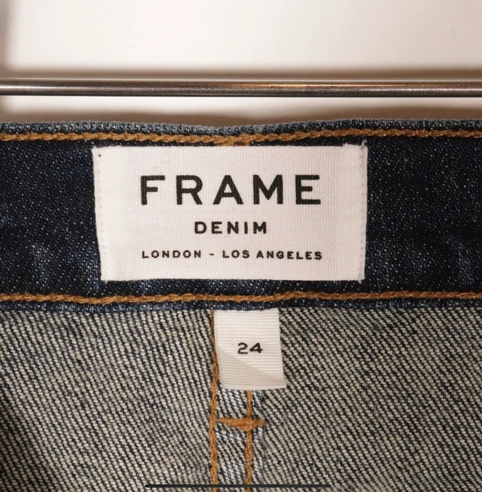 NWT Frame Le Garcon Greenfell Jeans Size 24 - Image 9