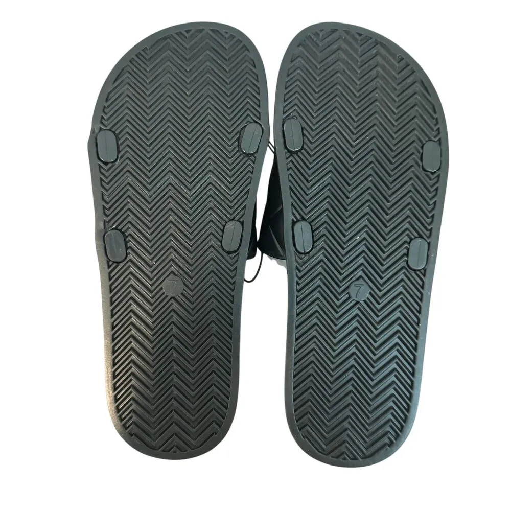 NEW J SLides by Urban Sport Fabio Black Slide On Sandals Casual Womens Size 8 - Image 4