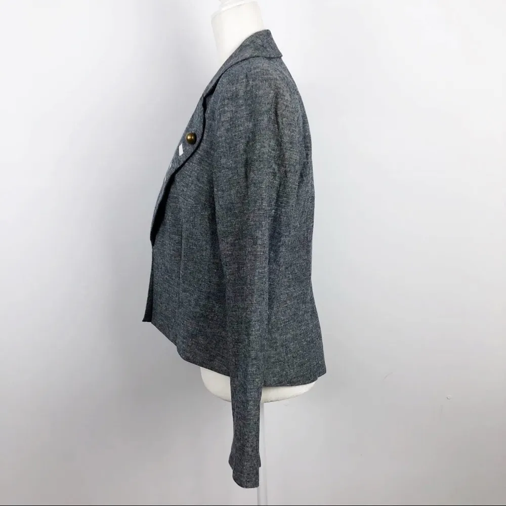 Fusion By Walter Marching Band Style Gold Button Front Blazer Size XS - Image 7