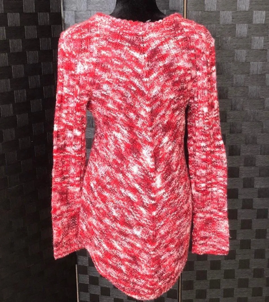 Knit Grey And White Sweater - Image 2