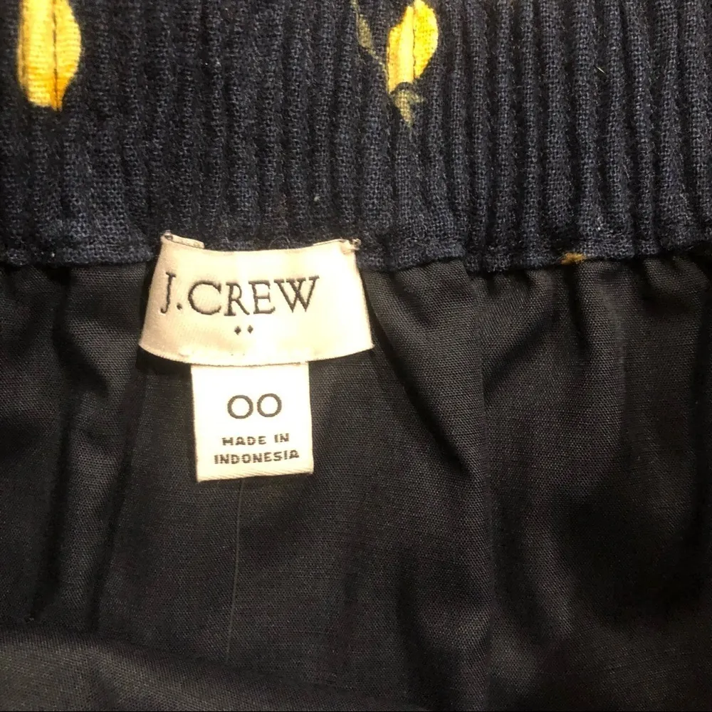 J crew lemons navy skirt - Image 2