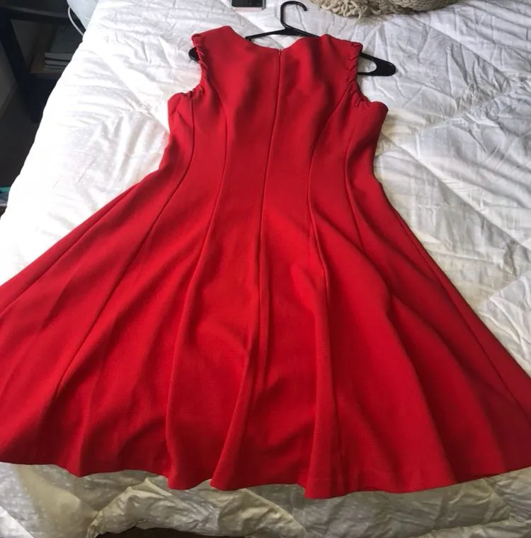 Julian Taylor Red Dress - Image 3