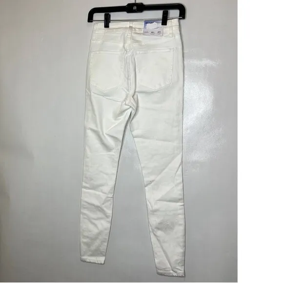 Abound White‎ Denim Jeans High Rise Skinny Ankle Casual Size 23 - Image 11