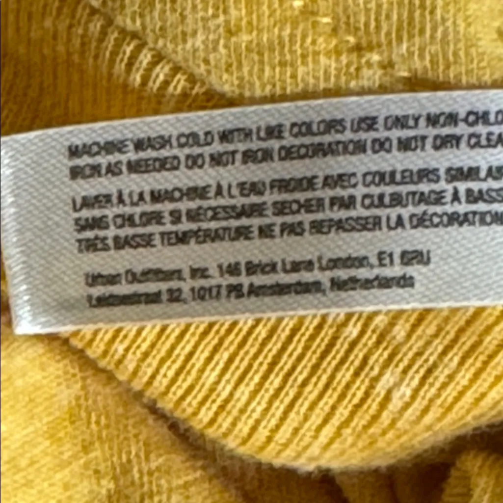 FP Movement Swaying Sunflowers 🌻 Yellow Wrap Top *Hole shown in photo - Image 7