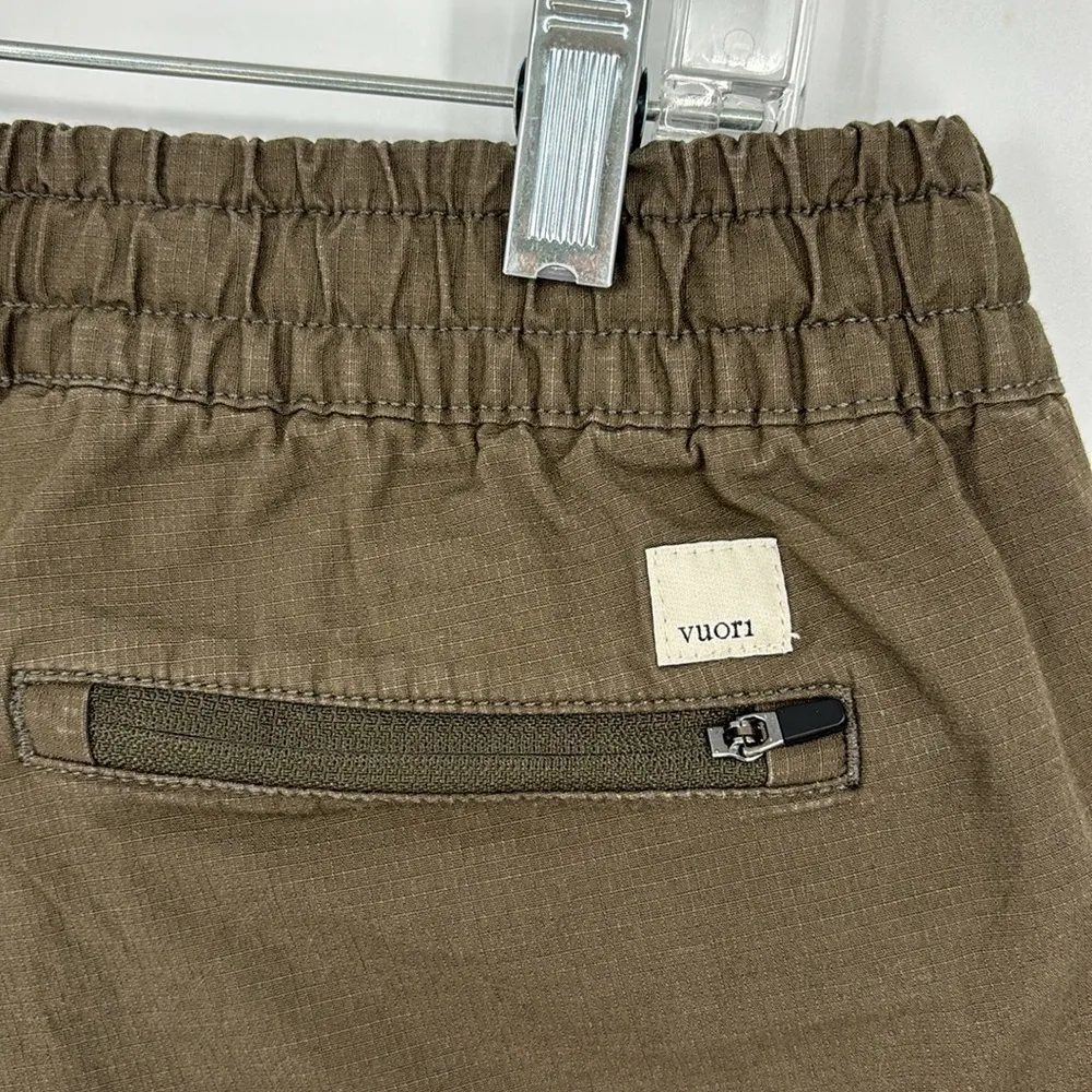 Vuori Vintage Ripstop Pant Women’s Size Small in Dark Oregano Green / Brown - Image 5