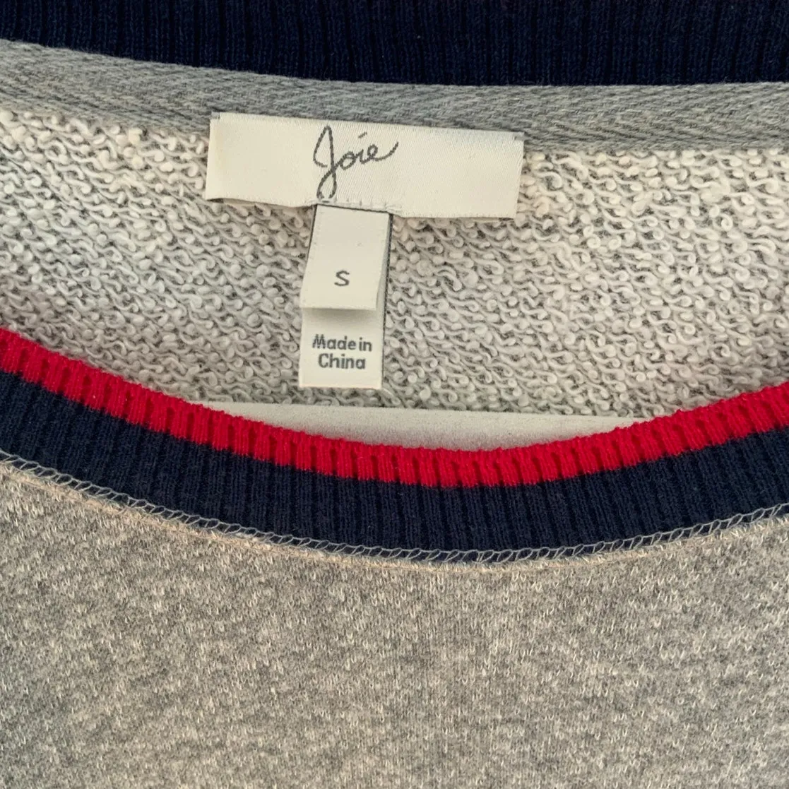 Joie Grey light weight grey sweatshirt size small - Image 2