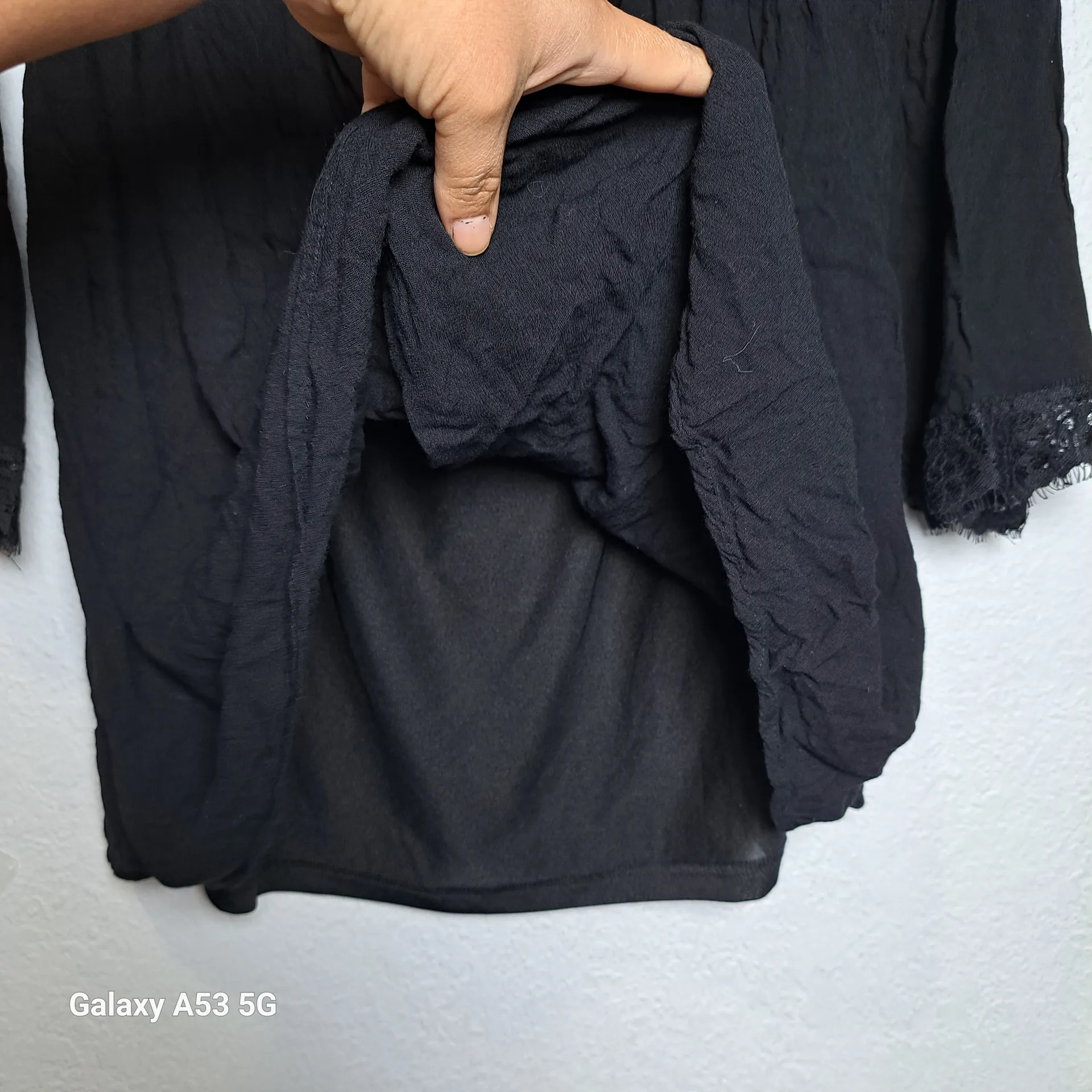 Flying Tomato Black Rayon Dress - Image 3