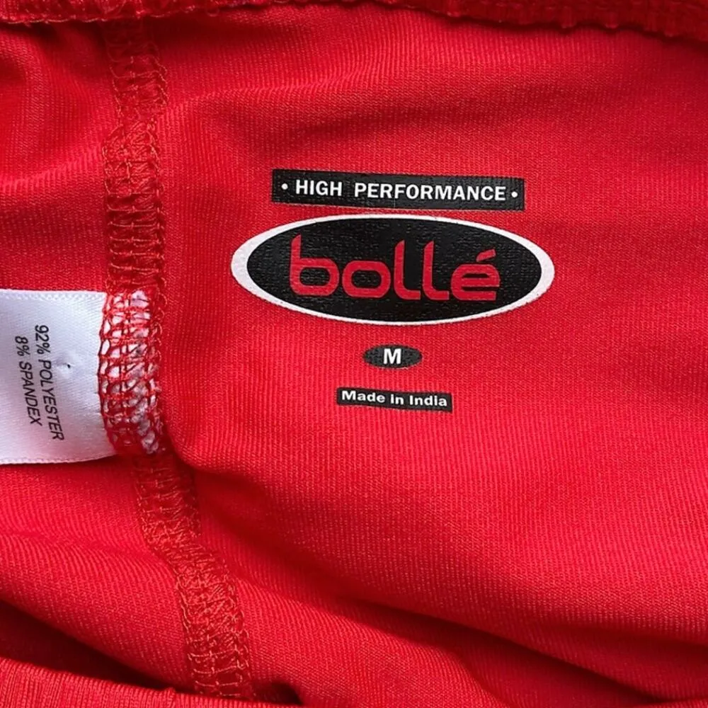 Spandex Tennis Skort by BOLLE ~ Red w/ Black Trim Mini Skirt ~ Women's MEDIUM - Image 4