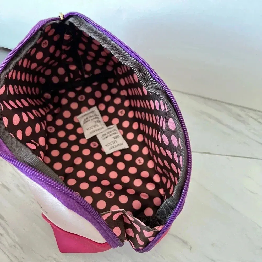 Nikky By Nicole Lee Large Oval Makeup Pouch Cosmetic Bag Best Friends - Image 5