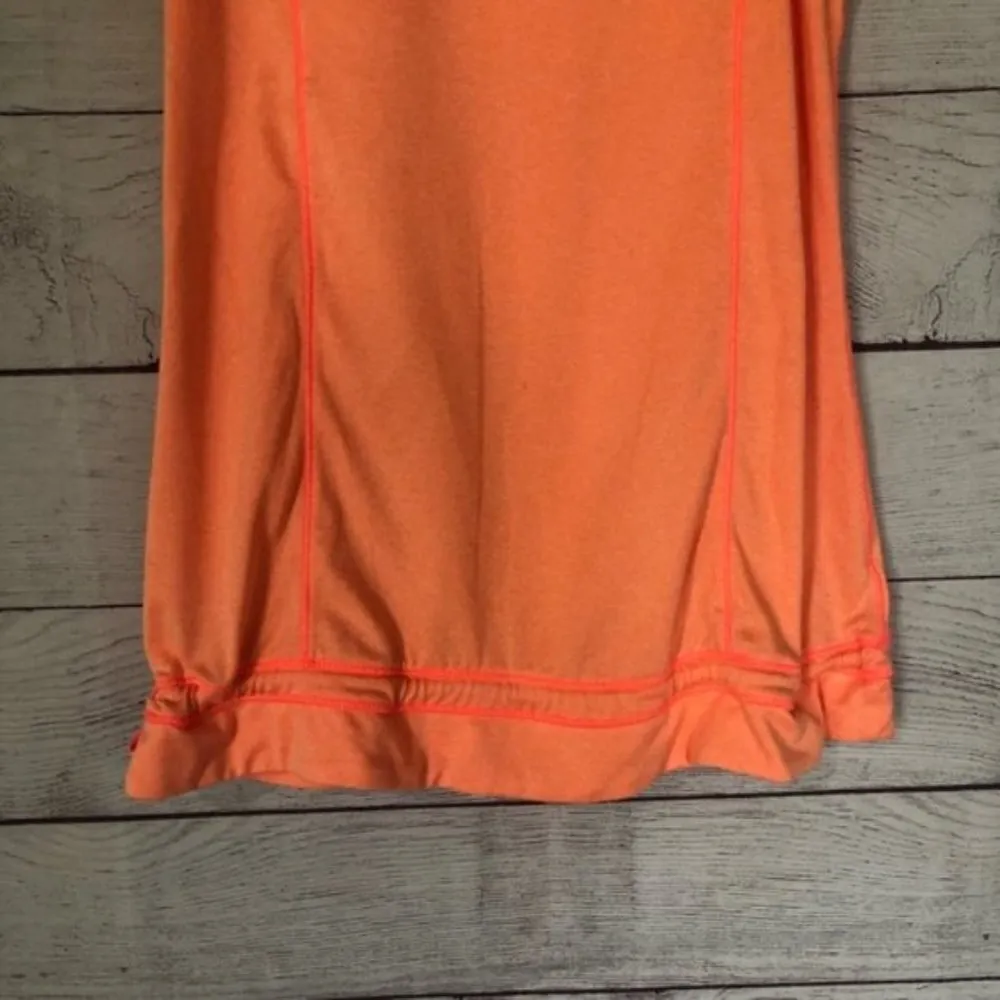 Layer 8 Neon Orange Racerback Athletic Tank Top S - Image 6