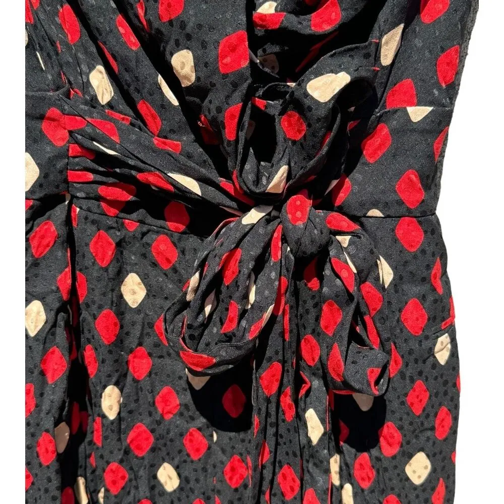 Catherine Malandrino 100% Silk Jumpsuit Summer 2016 Collection Size 12 - Image 3