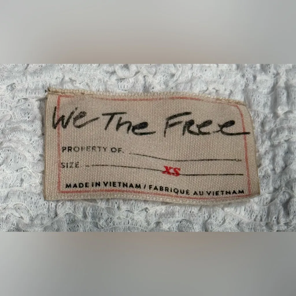 We The Free People Demi Jacket in Ivory Lace Frilly Romantic Boho Size XS $168 - Image 6