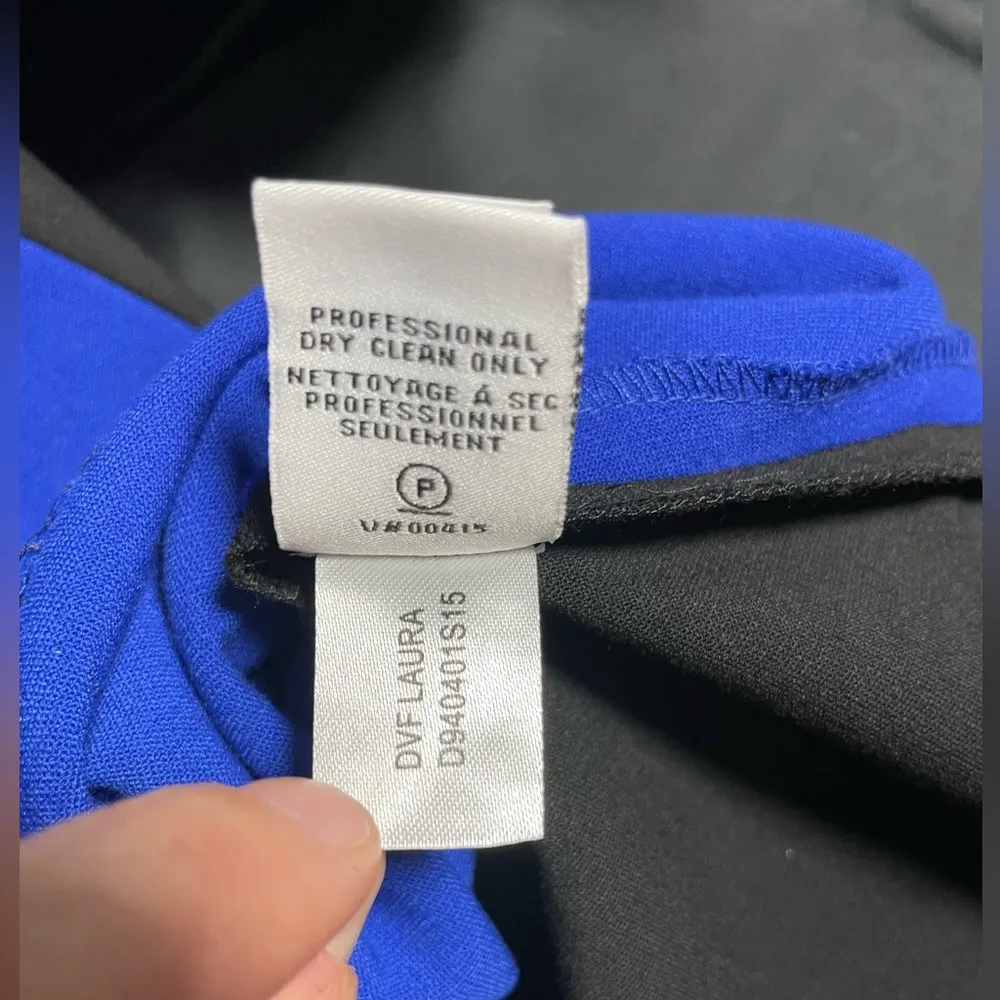 DVF Diane Von Furstenberg LAURA Stretch
Colorblock Dress - Image 14