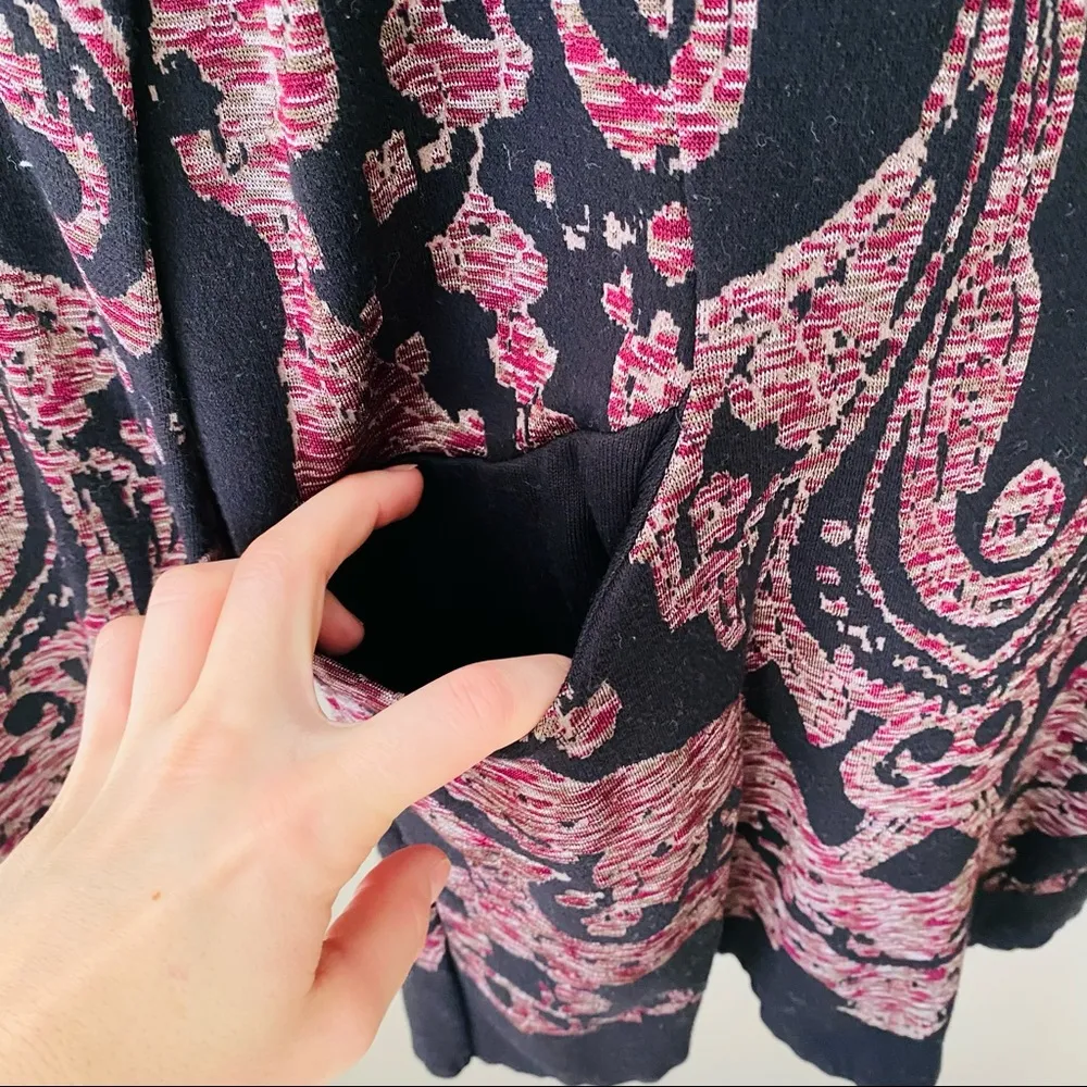 Free People Modern Love Mini Dress Black Sz XS - Image 5