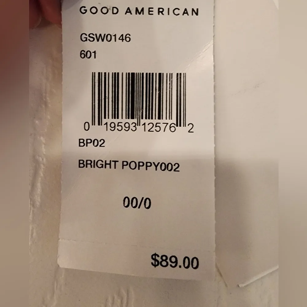 Good American Always Fits One-Piece Swimsuit in Bright Poppy Size XXS/XS 00/0 - Image 4