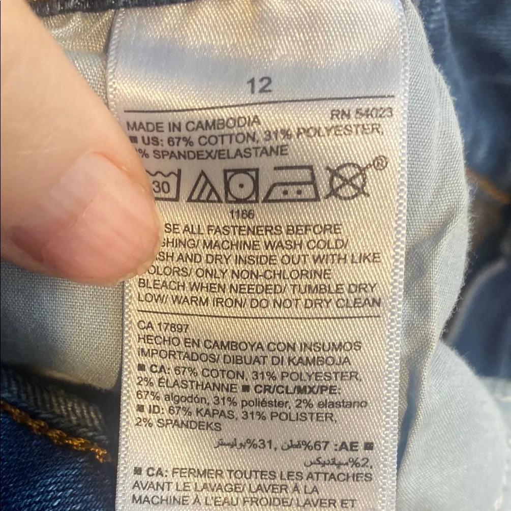 Old Navy Dark Blue Boot Cut Women's Jeans - Image 4