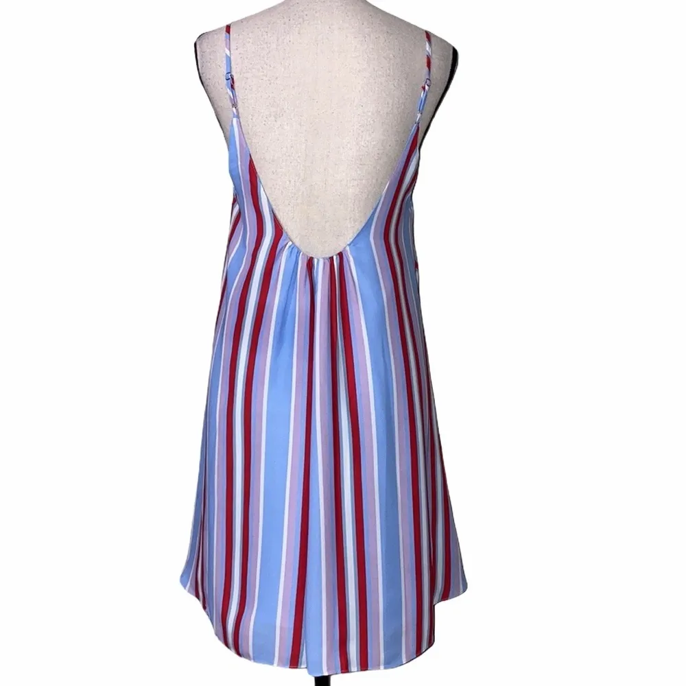 Buddy Love medium striped shift lined dress NWT Blue - Image 4