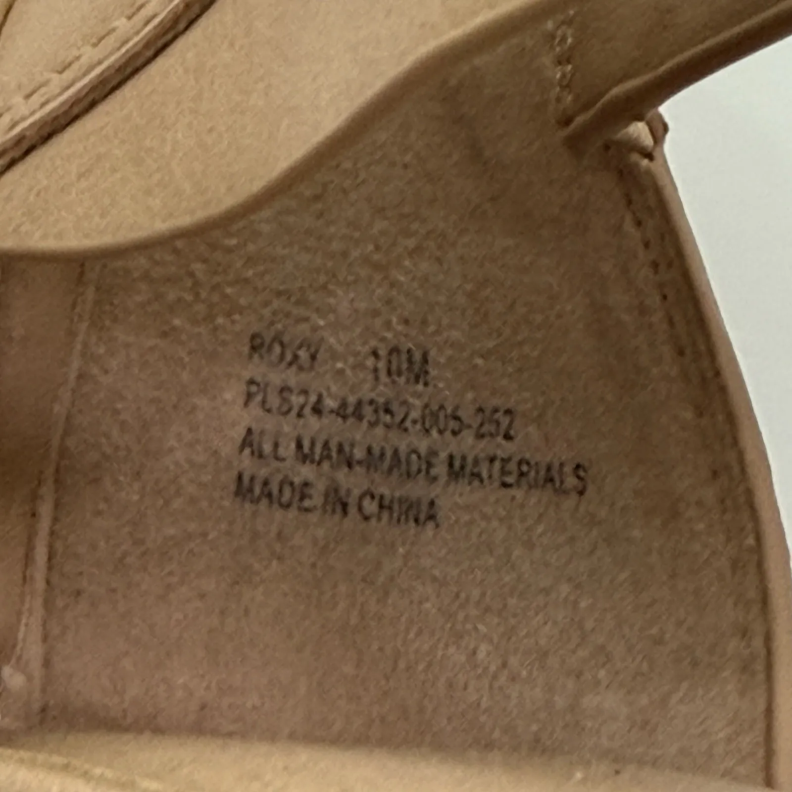 Frye & Co Chunky Heel Sandal Shoe Women US 10 EU 40.5 Roxy Tan Block Ankle Strap - Image 8