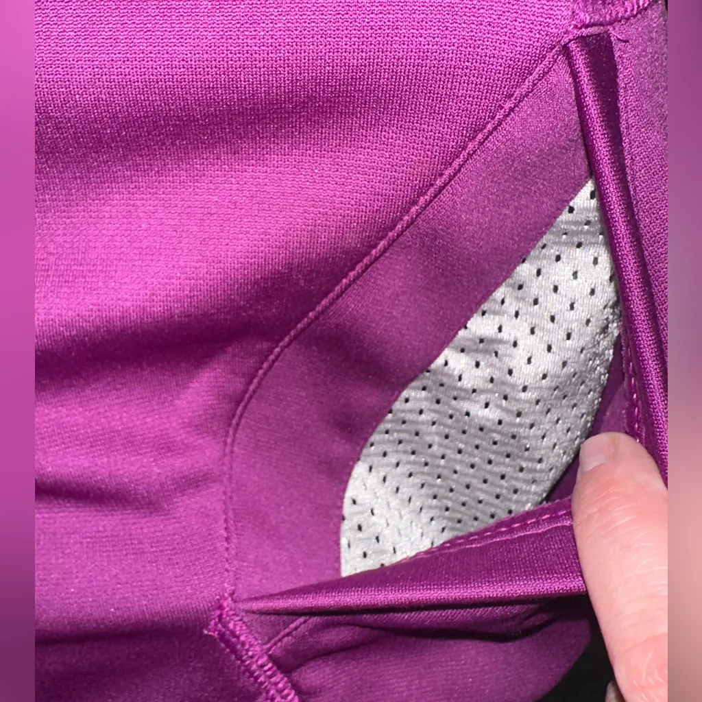 NIKE • Yellow and Purple Dri-fit Hoodie Women’s Size Med - Image 4