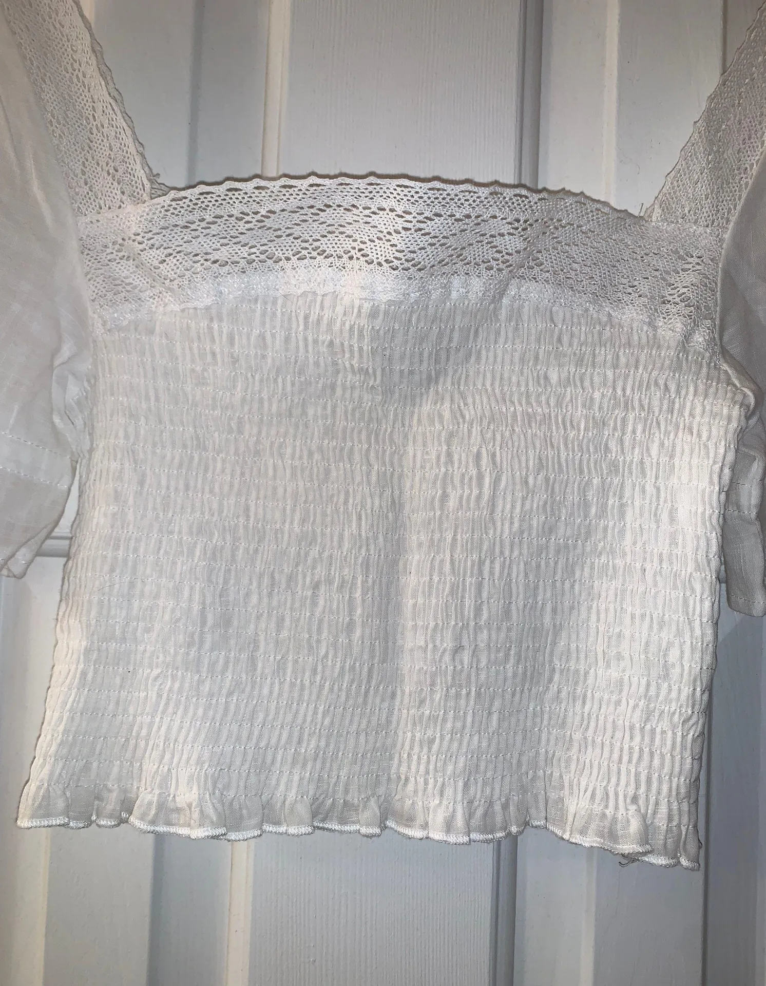 White Crop Top - Image 7