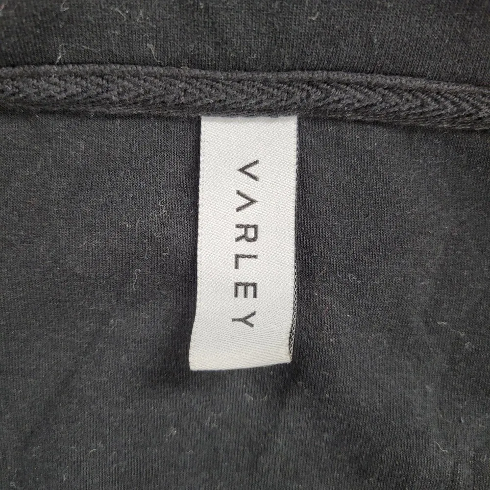 Varley Womens Sofia Jacket Size XS Black Sweat Zip Up Drawstring-Waist Hoodie - Image 2