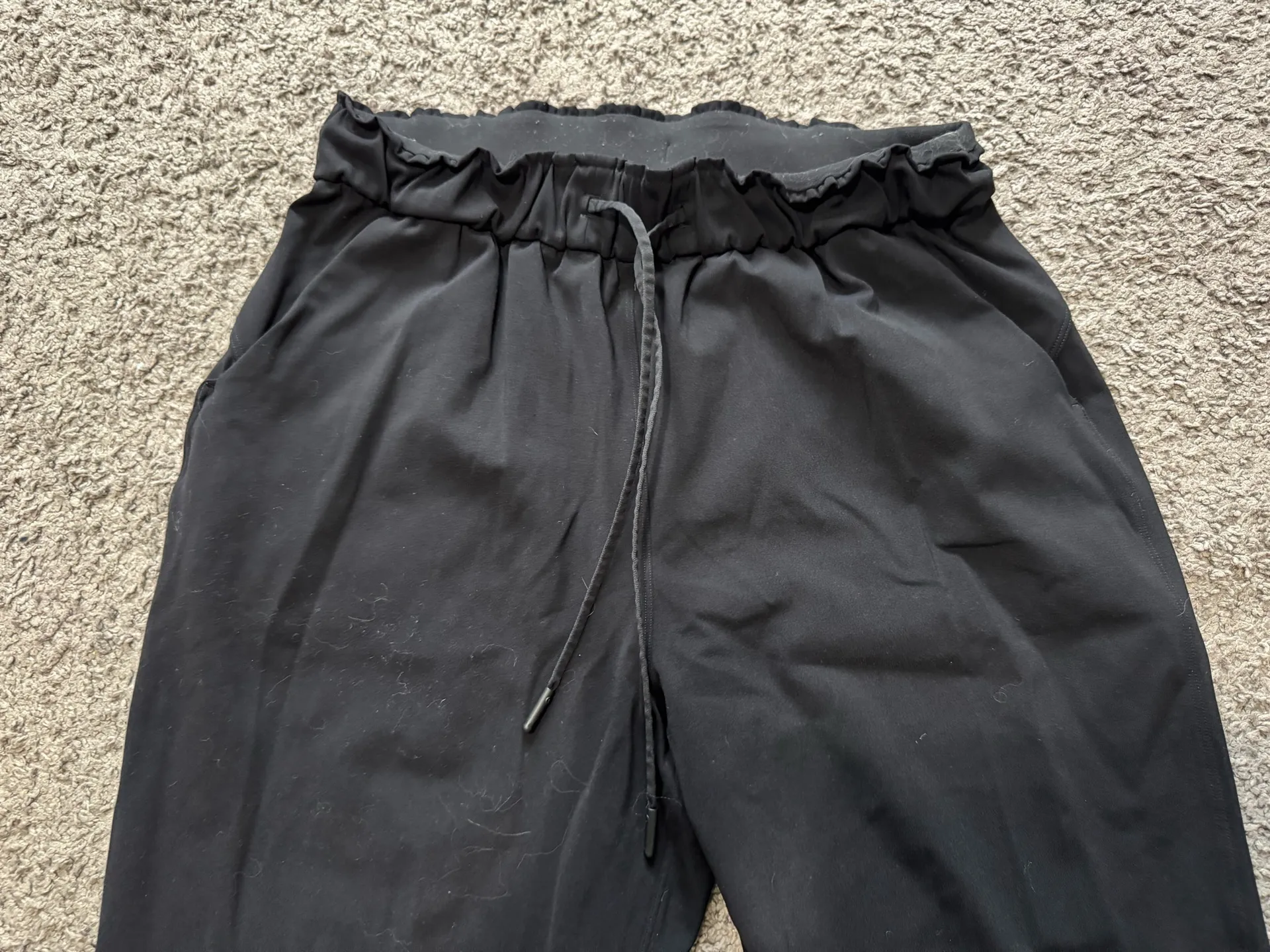 Lululemon Stretch High-Rise Joggers Black 7/8 - Image 4