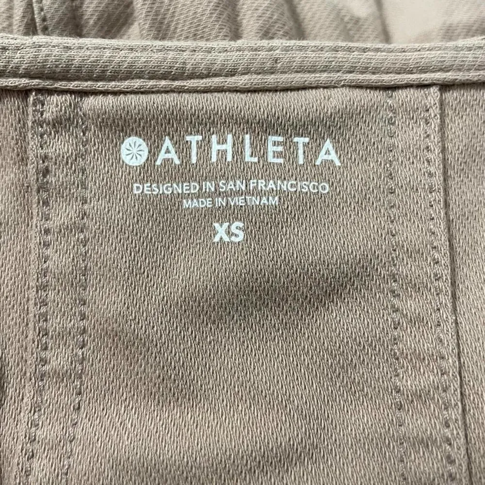 Athleta  Size XS Romper Sleeveless Beige Shorts - Image 6