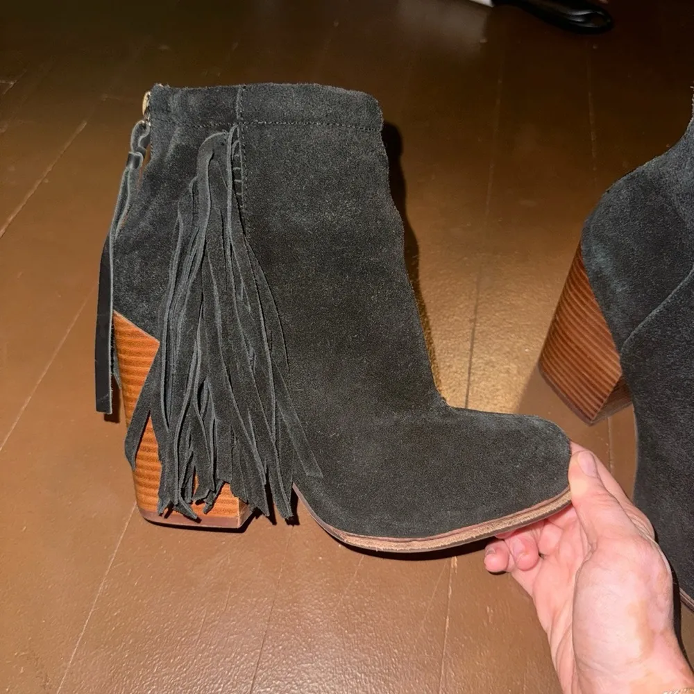 Jeffrey Campbell Fringe Suede Boots - Image 2